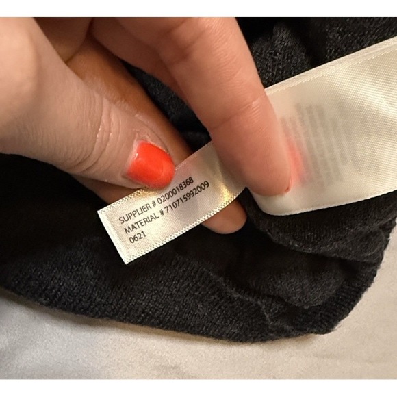 Polo Ralph Lauren Men's Granite Gray Washable Merino Wool V-Neck Sweater Large - Picture 7 of 9